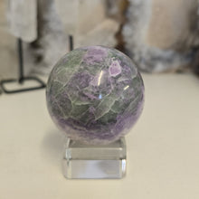 Load image into Gallery viewer, Serpentine Fluorite 'Bolivianite' Sphere - A Grade
