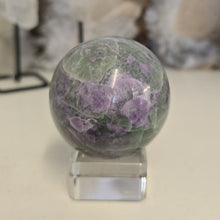 Load image into Gallery viewer, Serpentine Fluorite 'Bolivianite' Sphere - A Grade