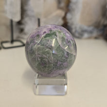 Load image into Gallery viewer, Serpentine Fluorite 'Bolivianite' Sphere - A Grade