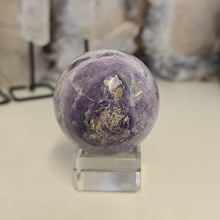 Load image into Gallery viewer, Serpentine Fluorite 'Bolivianite' Sphere - A Grade