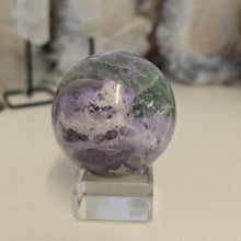 Load image into Gallery viewer, Serpentine Fluorite 'Bolivianite' Sphere - A Grade