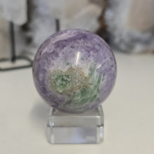 Load image into Gallery viewer, Serpentine Fluorite 'Bolivianite' Sphere - A Grade