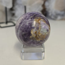 Load image into Gallery viewer, Serpentine Fluorite 'Bolivianite' Sphere - A Grade