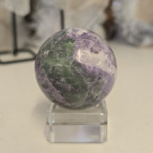Load image into Gallery viewer, Serpentine Fluorite 'Bolivianite' Sphere - A Grade