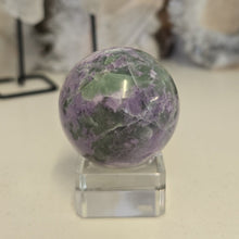Load image into Gallery viewer, Serpentine Fluorite 'Bolivianite' Sphere - A Grade
