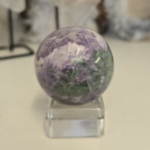 Load image into Gallery viewer, Serpentine Fluorite 'Bolivianite' Sphere - A Grade