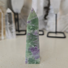 Load image into Gallery viewer, Serpentine Fluorite 'Bolivianite' Tower - A Grade