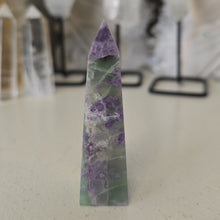Load image into Gallery viewer, Serpentine Fluorite 'Bolivianite' Tower - A Grade