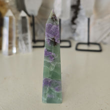 Load image into Gallery viewer, Serpentine Fluorite 'Bolivianite' Tower - A Grade