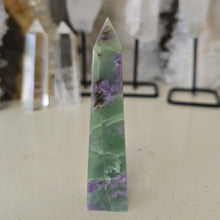 Load image into Gallery viewer, Serpentine Fluorite 'Bolivianite' Tower - A Grade