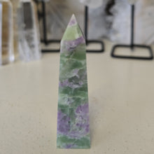 Load image into Gallery viewer, Serpentine Fluorite 'Bolivianite' Tower - A Grade