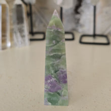 Load image into Gallery viewer, Serpentine Fluorite 'Bolivianite' Tower - A Grade