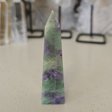 Load image into Gallery viewer, Serpentine Fluorite 'Bolivianite' Tower - A Grade