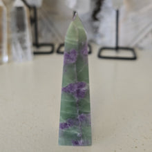 Load image into Gallery viewer, Serpentine Fluorite 'Bolivianite' Tower - A Grade