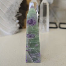 Load image into Gallery viewer, Serpentine Fluorite 'Bolivianite' Tower - A Grade