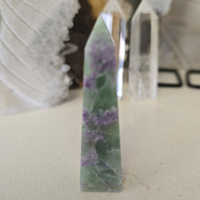 Load image into Gallery viewer, Serpentine Fluorite 'Bolivianite' Tower - A Grade
