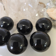 Load image into Gallery viewer, Black Obsidian Sphere