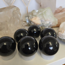 Load image into Gallery viewer, Black Obsidian Sphere