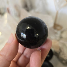 Load image into Gallery viewer, Black Obsidian Sphere