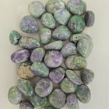 Load image into Gallery viewer, Serpentine Fluorite 'Bolivianite' Tumble - A Grade