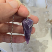 Load image into Gallery viewer, Amethyst Pendulum