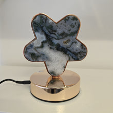 Load image into Gallery viewer, Moss Agate Star Lamp