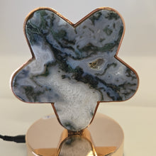 Load image into Gallery viewer, Moss Agate Star Lamp