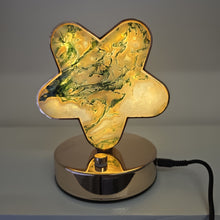 Load image into Gallery viewer, Moss Agate Star Lamp