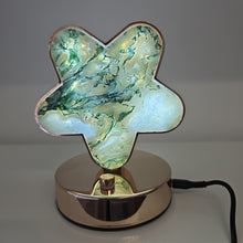Load image into Gallery viewer, Moss Agate Star Lamp