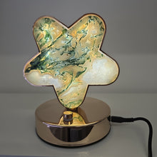 Load image into Gallery viewer, Moss Agate Star Lamp
