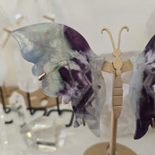 Load image into Gallery viewer, Feather Fluorite Butterfly Wings