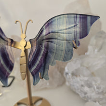Load image into Gallery viewer, Fluorite Butterfly Wings
