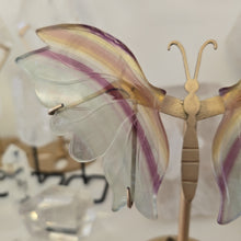 Load image into Gallery viewer, Fluorite Butterfly Wings