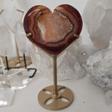 Load image into Gallery viewer, Carnelian Heart with Stand