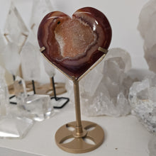 Load image into Gallery viewer, Carnelian Heart with Stand
