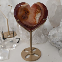 Load image into Gallery viewer, Carnelian Heart with Stand