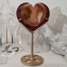 Load image into Gallery viewer, Carnelian Heart with Stand