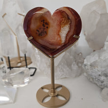 Load image into Gallery viewer, Carnelian Heart with Stand