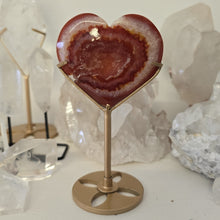 Load image into Gallery viewer, Carnelian Heart with Stand