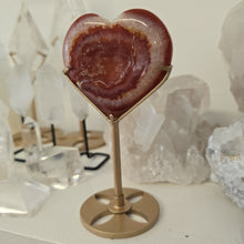 Load image into Gallery viewer, Carnelian Heart with Stand