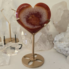 Load image into Gallery viewer, Carnelian Heart with Stand