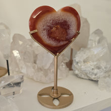 Load image into Gallery viewer, Carnelian Heart with Stand