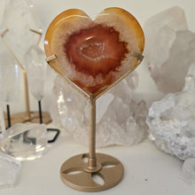 Load image into Gallery viewer, Carnelian Heart with Stand