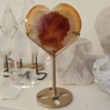 Load image into Gallery viewer, Carnelian Heart with Stand