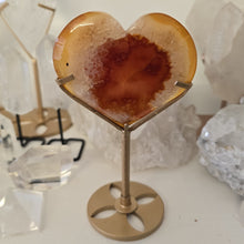 Load image into Gallery viewer, Carnelian Heart with Stand