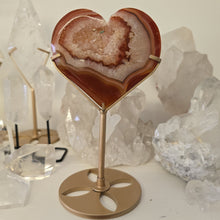 Load image into Gallery viewer, Carnelian Heart with Stand
