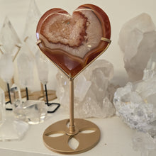 Load image into Gallery viewer, Carnelian Heart with Stand