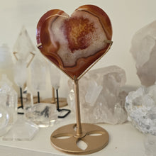 Load image into Gallery viewer, Carnelian Heart with Stand