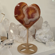 Load image into Gallery viewer, Carnelian Heart with Stand
