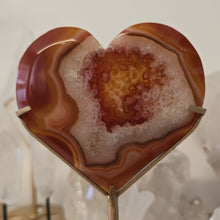 Load image into Gallery viewer, Carnelian Heart with Stand